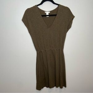 H&M green casual dress size Xs‎
